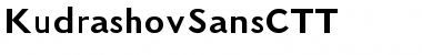 KudrashovSansC Font