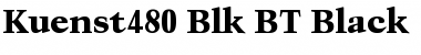 Download Kuenst480 Blk BT Font