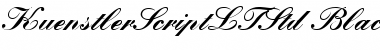 Kuenstler Script LT Std Medium Font