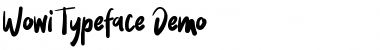 Wowi Typeface Font