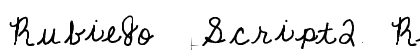 RubieJoScript2 Regular preview