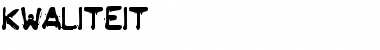 Download KWALITEIT Font Download KWALITEIT Font