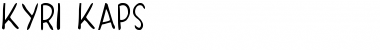 Download KYRI KAPS Font Download KYRI KAPS Font
