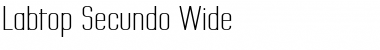 Labtop Secundo Wide Font