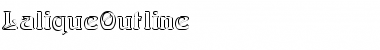 LaliqueOutline Regular Font