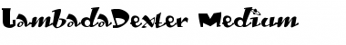 LambadaDexter Font