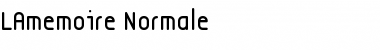 LAmemoire Normale Font