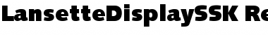 LansetteDisplaySSK Regular Font
