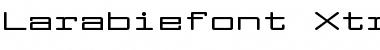 Larabiefont Xtrawide Font