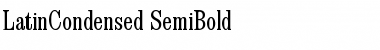 LatinCondensed Regular Font