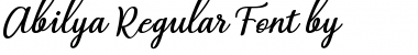 Abilya Font