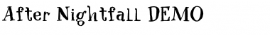 After Nightfall DEMO Regular Font