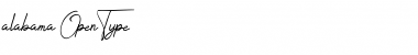 alabama Regular Font alabama Regular Font