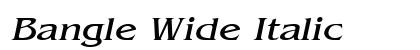 Bangle Wide Italic preview