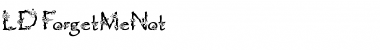 Download LD ForgetMeNot Font Download LD ForgetMeNot Font