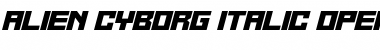 Alien Cyborg Font
