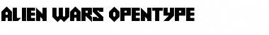 Alien Wars Regular Font Alien Wars Regular Font