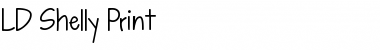 Download LD Shelly Print Font Download LD Shelly Print Font