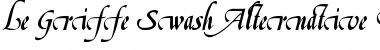 Download Le Griffe Swash Alternative D Font
