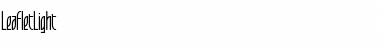 LeafletLight Font