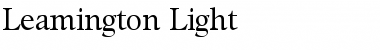 Leamington-Light Font