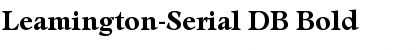 Leamington-Serial DB Font
