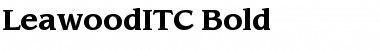 LeawoodITC Bold Font