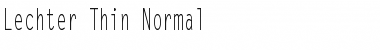 Lechter Thin Normal Font
