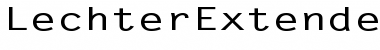 LechterExtended Font