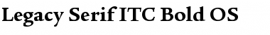 Legacy Serif ITC Bold Font