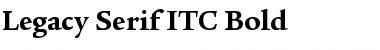 Legacy Serif ITC Font