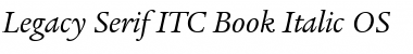 Legacy Serif ITC Font