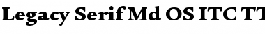 Legacy Serif Md OS ITC TT Ultra Font