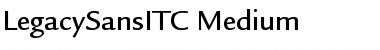 LegacySansITC-Medium Medium Font