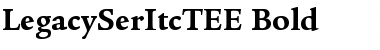 LegacySerItcTEE Bold Font