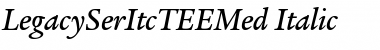 LegacySerItcTEEMed Font