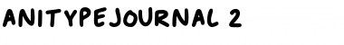 Anitype Journal Font
