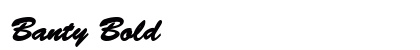 Banty Bold preview