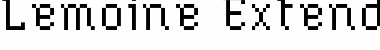 Lemoine Extended Font