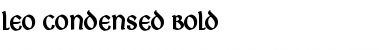 Leo Condensed Bold Font