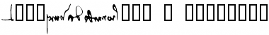 Leonardo's mirrorwriting Font