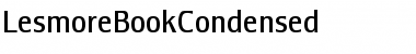 LesmoreBookCondensed Font