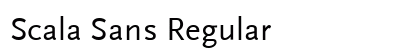 Scala Sans Regular Font Scala Sans Regular Font Preview