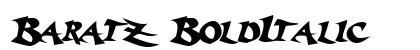 Baratz BoldItalic Preview