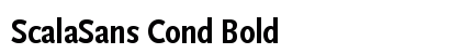ScalaSans Cond Bold Font Preview