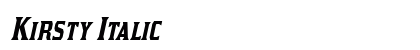 Kirsty Italic Preview