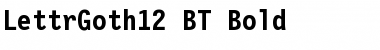 Download LettrGoth12 BT Font