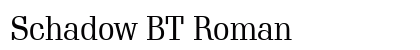 Schadow BT Roman