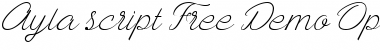 Ayla Script Font