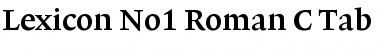 Lexicon No1 Font